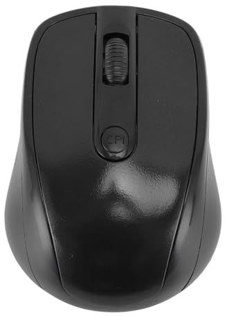 Hominas Mouse Wireless, 2,4 G con Mini Ricevitore USB, Mouse Wireless per Computer Ottico Ad Alta sensibilità Compatibile con il Notebook per Laptop per PC (Nero)