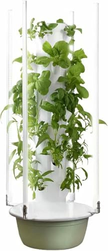 Système de Culture hydroponique Vertical, Tour de système de Culture hydroponique avec Lampe de Culture, kit de jardinière Verticale de Jardin intérieur à 28 gousses, pour Fruits, légumes, h