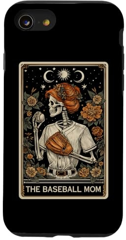 The Baseball Mom Mama Carte de Tarot Squelette pour la fête des mères Coque pour iPhone SE (2020) / 7/8