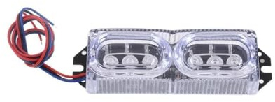 faxiulan Feu Arrière Moto Feu arrière de frein à LED pour moto, clignotant, stroboscope, lumière bleue et rouge