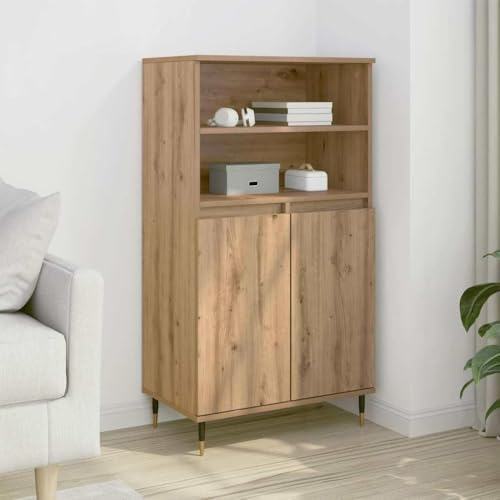 Frdhee Buffetschrank, Küchenaufbewahrungsschränke mit Tür, Sideboardschrank für Küche, Eingangsbereich, Flur, Wohnzimmer, 60 X 36 X 110 cm