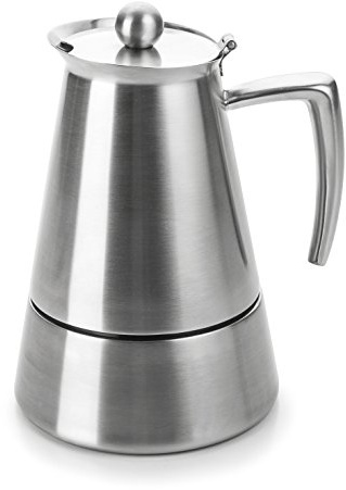 Lacor 62071 Cafetera 10 Tazas, 10, Plata