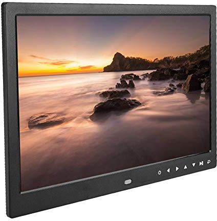 Digitaler Bilderrahmen 13 Zoll Tragbarer Elektronisch Picture, 1280 * 800 HD Display elektronischer Fotorahmen mit Wecker, Kalender, Foto/Musik/Video Player, Digital Album mit Fernbedienung