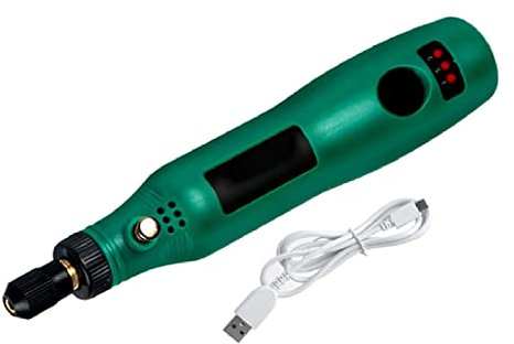 Utensile Multifunzione, 3.7 V Mini Drill Senza Fili, USB Ricaricabile Batteria al Litio e 142 Accessori, a 3 Velocità per Incidere,Lucidare Levigare,Trapanare