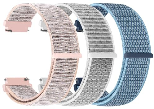 YCHDDER 18mm Watch Straps for Garmin Venu 4 41mm/Venu 3S/Venu 2S/Vivoactive 4S/Vivomove 3S/Forerunner 255S/255S Music/265S /Huawei Watch GT 6 41mm/GT 5 Pro 42mm/GT 5 41mm/GT 4 41mm/Casio F91W/F-91W