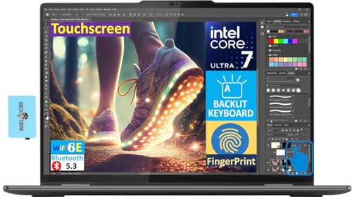 Lenovo Yoga 7i 2 en 1 AI PC 2 en 1 Laptop con pantalla táctil IPS WUXGA de 16 pulgadas (Intel Ultra 7-256V, 16GB LPDDR5X, 2TB M.2 PCIe SSD, retroiluminado, huella dactilar, Win 11 Pro) con