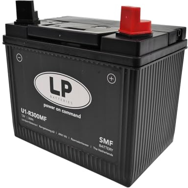 LANDPORT Batterie Akku 12V 24Ah U1-R300MF SMF kompatibel mit Rasenmäher