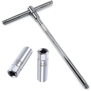 Wilsonzin Chiave per candela lunga 14 mm/16 mm, per auto, moto, motosega
