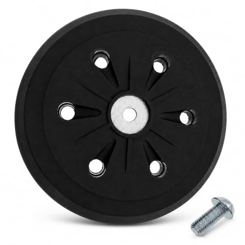 Lcyen Disque abrasif Velcro de 150 mm, 6 trous d'aspirateur, compatible avec meuleuse Bosch GWS 14-150 CI GWS 14-150, compatible avec Metabo SXE 425 XL et SXE 450 Duo/TurboTec