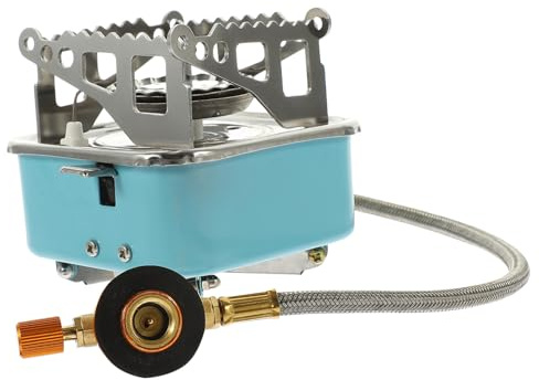 UKCOCO Réchaud à Gaz Extérieur Chalumeau Recharge De Carburant Bec De Gaz Brûleur De Wok Brûleur De Cuisinière Brûleur à Gaz Portatif Brûleur Extérieur Allumeur Green Le Fer