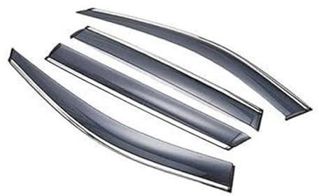 ARRPO Auto-Windabweiser, for VW, for Touran 2016–2020, Dach-Windabweiser, Seitenblenden, Wetterschutz, for Aufkleben, dekorativ, Autozubehör Windabweiser