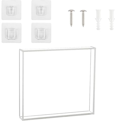 KACCDE cds Rahmen Vitrine Acryl Display Box Klar Wandhalterung Fall für Wanddisplay Standardgröße
