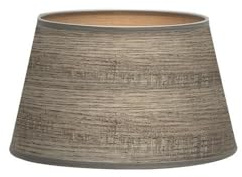 Zarivy Lampenschirm aus Holz, grau, konisch, 25 x 20 x 15 cm, ideal zur Dekoration und Verbesserung der Beleuchtung in jedem Raum.
