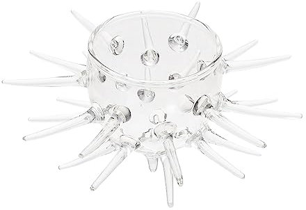 VICASKY 1pezzi Bicchiere da Cocktail Forma Mare Vetro Trasparente per Feste e Decorazioni Resistente e Facile da per e Cocktail