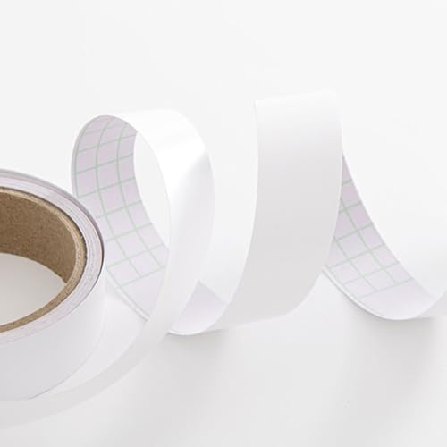 GQQGSHOP 10M Selbstklebende Bordüre Tapete, PVC wasserdichte Tapete Bordüre Dekoration, Türrahmen Wandkantenschutz Home Wanddekoration for Wohnzimmer Badezimmer Küche Fliesen(White,5cm X 10M)