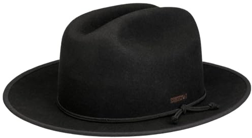 Stetson Plains Cattleman Westernhut Stoff Garniturband Herren Herbst Winter