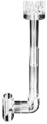 Asyduey Clear Aquarium Skimmer Acrylrohrspins Oberflächen Zuflussabfluss Wasser Pflanzentank Filter Reinigung Fischtankzubehör 20mm