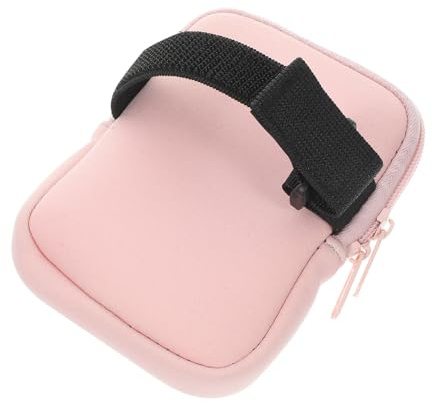 Gogogmee Custodia Antiscivolo per Borraccia in Neoprene Cerniera, Piccola Borsa Portatile Regolabile per Bottiglie, Accessorio Pratico per attività all’Aperto Come Escursionismo e Ciclismo