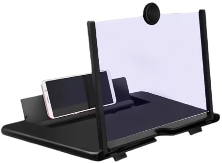 Ampliador de pantalla del teléfono, 3D HD plegable para teléfono móvil, ampliador de pantalla portátil con soporte, lupa para teléfono móvil, lupa de pantalla para videos y juegos, 22 x 16,6 x 0,8 cm