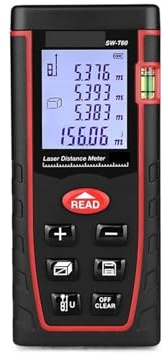 Laseravståndsmätare Hög noggrann Roulette Mätning 40M 100M 120M Digitalt måttband Avståndsmätare Precision Flexibilitet Mätning