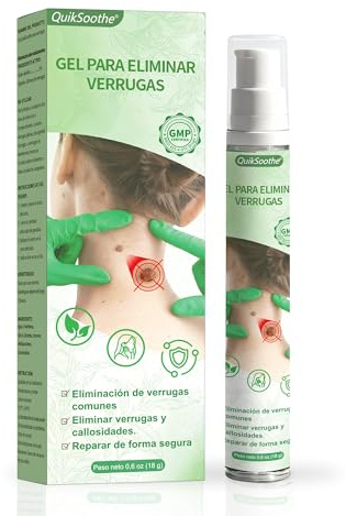 Gel para Quitar Verrugas – Elimina Suavemente Verrugas Comunes y Plantares