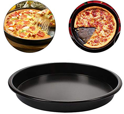 Teglia rotonda per pizza in lega di alluminio antiaderente (17,8 cm (Ø 19 cm)