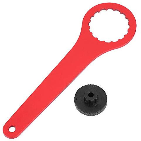 VGEBY1 Fahrrad Innenlager Schraubenschlüssel, Professionelle Bike Kurbelwellenschlüssel für BB Tool Radfahren Innenlager Schraubenschlüssel (Rot)