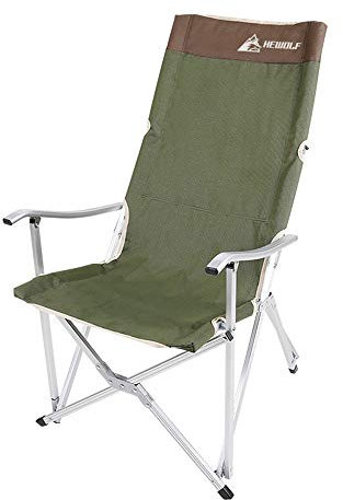 WANGLXFC Tragbar Campingstuhl Faltstuhl Klappbar Campingstühle Ultraleicht Angelstuhl Klappstuhl Moonchair Camping Hocker, Tragetasche für Angeln, Wandern, Picknick Unisex, Green