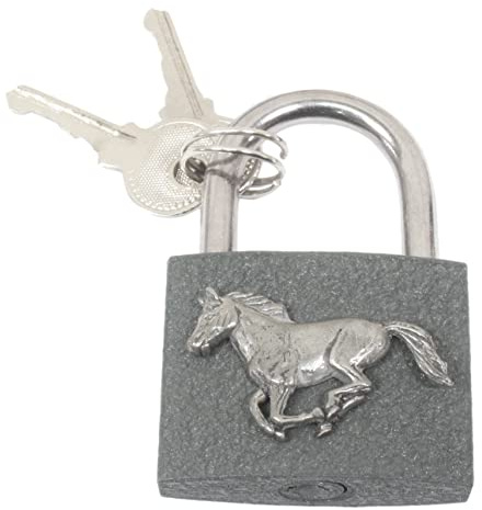 Horse Running Engraved Padlock Love Lock Wedding Anniversary Valentines Gift Unity Lock Free Engraving 189
