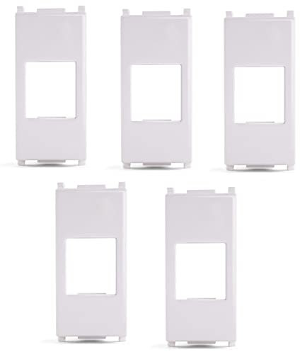 oniroview Adattatore Inserto Keystone per Frutto RJ45 Compatibile Vima Plana Bianco (5)