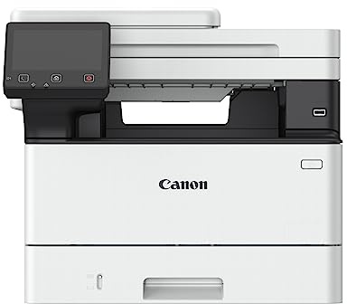 Canon i-SENSYS MF465dw All-in-1 Wireless Mono Laser Printer - A4 Print, Copy, Scan, Fax - 40ppm Print speed, 100ipm Scan Speed - 2-Sided ADF - LCD Touchscreen - Secure & Sustainable - Office Printer