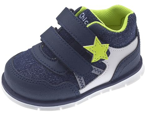 Chicco, Sneakers à Double Velcro, Confortables, Légères, Flexibles et Transpirantes, Garçon, Conçu en Italie