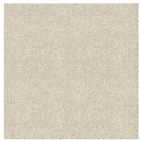 Lot de 11 dalles de moquette autocollantes - 30 x 30 cm - 1 m² - Revêtement de sol pour chambre à coucher, cuisine, salon - Beige - 11 pièces