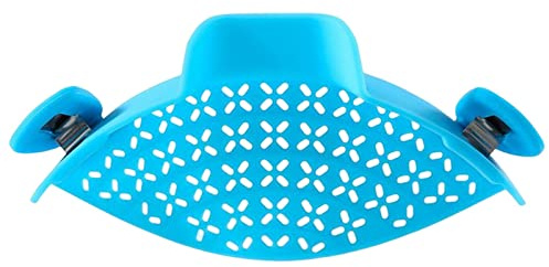 Rice Snap Abtropfsieb, 22,5 x 11,3 x 5,9 cm, Handsieb, Silikon-Nudelsieb, verstellbares Topfsieb, Haushalts-Reissieb, Gadget, Topfsieb für Nudeln, Fleisch, , Reis,