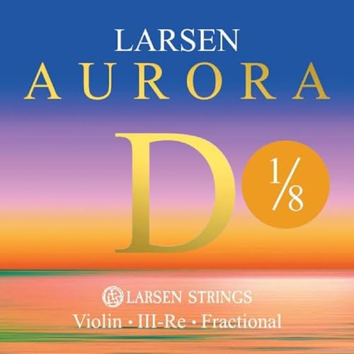 LARSEN STRINGS Aurora 1/8 Saiten für Violine D 1/4 Medium