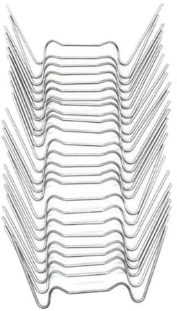 Mini-Gewächshaus-Clips, Gewächshaus-Verglasungs-Clips, Edelstahl, W-Typ-Clips, Drahtfederklemmen, Clips zur Befestigung von Gewächshäusern, Paneelen, Garten, Glashaus, Zubehör und Zubehör (25 Stück)