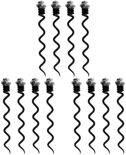 ABOOFAN 12 Pièces Ouvre-Bouteille Aiguille En Acier Embout En Spirale Robuste Pour Tire-Bouchon Embout En Spirale En Métal Pour Tire-Bouchon Embout En Spirale En Métal Pour