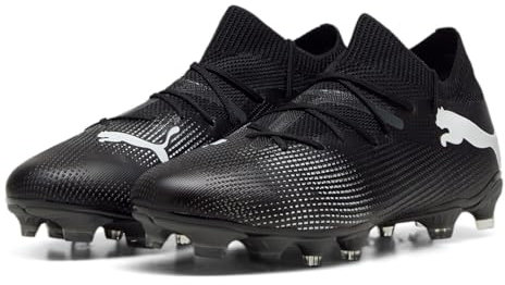 Puma Future 7 Match Womens Firm Ground Football Boots Black/White 5 (38)