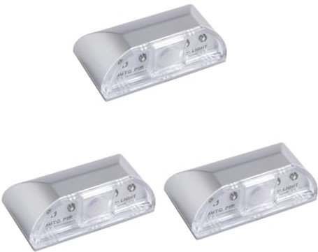 OSALADI 6 Stk Infrarot-sensorlicht Infrarot-sensorlampe Kleine Wandlampe Kleines Nachtlicht Nachtlampe Silver