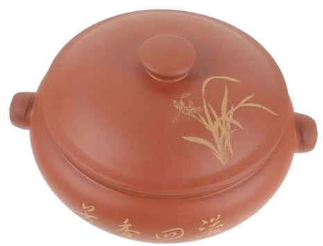 Gatuida Keramik Dampfgarer Schmortopf Mit Deckel Eleganter Keramischer Dampfkochtopf Für Suppe Huhn Vielseitig Verwendbar Spülmaschinengeeignet Für Küche Und Restaurant