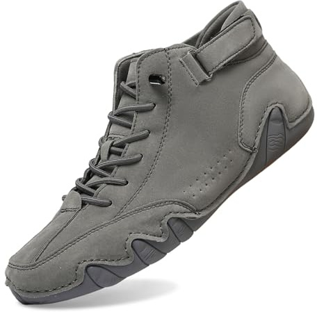 Alpaca - Zapatos descalzos para hombre, ergonómicos, impermeables y analgésicos, zapatos descalzos para mujer Unsex, A01 gris., 46 EU
