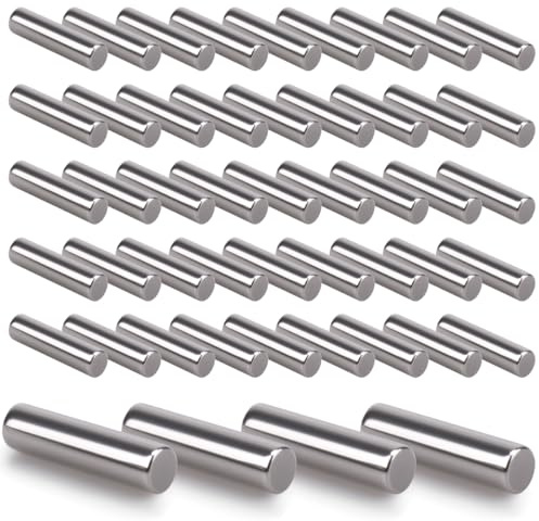 Innfeeltech 50 Stück 3mm * 12mm Dowel Stifte Regal Unterstützung Pegs, 304ss zylindrische Unterstützung Stifte für Regal und Schrank