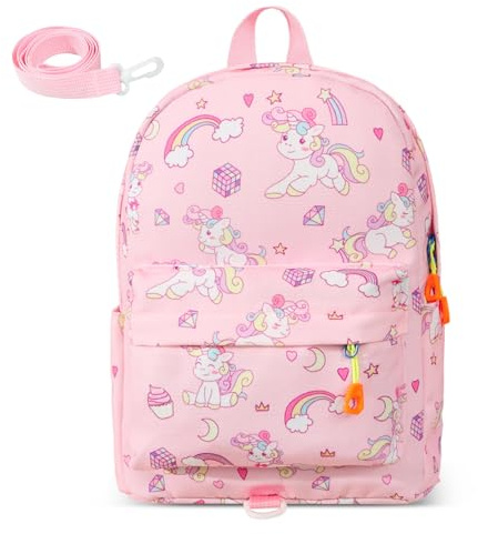 Aucuu Kinderrucksack Mädchen, Kindergarten Schulrucksäcke, Mini Einhorn Backpack Kleinkind, Kleinkind Schultasche für Kinder, Jungen, Mädchen