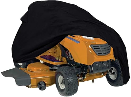 Tidevib Copertura per tosaerba da esterno, resistente, tessuto Oxford 210D, impermeabile, con coulisse, per tosaerba TOTO CRAFTSMAN HONDA equitazione tosaerba cucina pentole