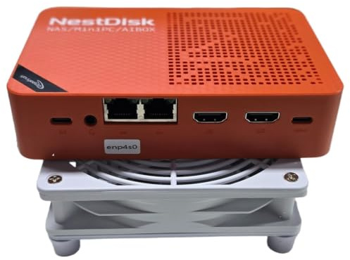 youyeetoo Nest Disk NAS et mini PC avec Intel N150-4 baies NVMe jusqu'à 16 To, 12 Go de RAM DDR5, double 2,5 GbE/WiFi 6, 3 sorties 4K, OMV préinstallé pour la maison/le bureau (12 Go + 64 Go + 512 Go