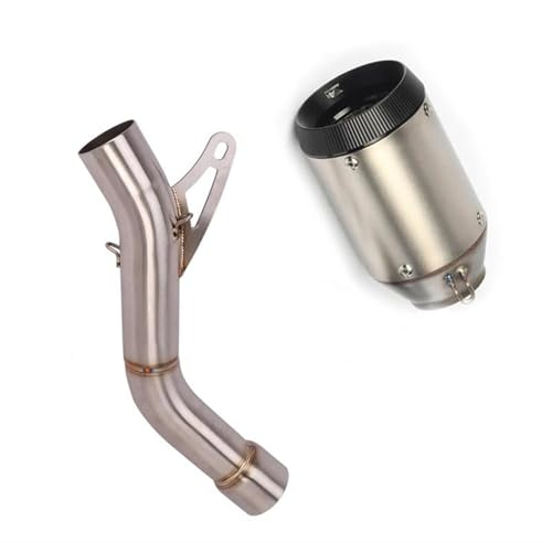 Motorcycle Exhaust Tip Silencer Escape Muffler Middle Link Tube Connector Pipe For Ducati Monster 821 1200 2014-2018