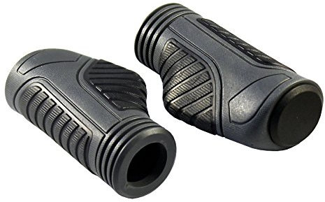 Fahrrad Lenkergriffe AGR Ergo 5 90mm grau/schwarz 22,2mm für Drehgriff