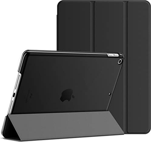 JETech Hülle für iPad 9,7 Zoll (Modell 2018/2017, 6./5. Generation), Intelligent Schutzhülle mit Auto Schlafen/Wachen (Schwarz)