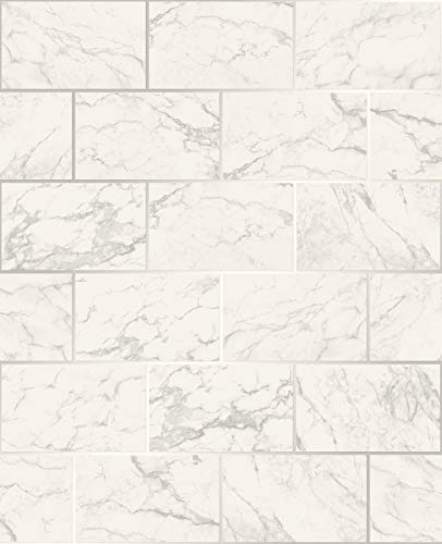 Metro Brick Marble Silver