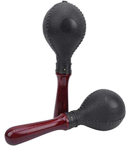 Maracas, Sand Hammer Tragbares Spielzeug Maracas Shakers Sand Hammer Rasseln(Schwarz) Schlagzeug Musikinstrument